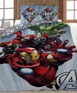 Parure de lit 'Avengers' - 1 personne - Rouge