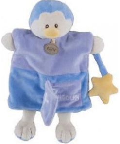 doudou Babynat Pingouin Bleu P comme BN909 Alphabet Marionnette - Bleu