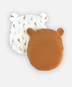 Set coussin ergonomique + 2 housses, et - Orange