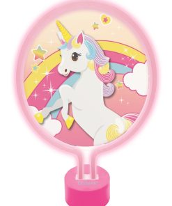 Lampe Néon Déco Licorne - Transparent
