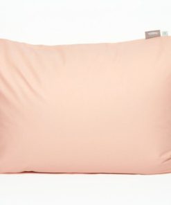 Taie d'oreiller en coton bio rose nude (40 x 60 cm) - Rose