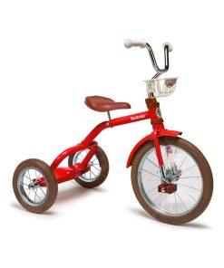 Grand tricycle vintage métal rouge - Italtrike - Rouge