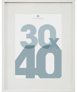 Cadre photo Manu blanc 30x40 cm - Blanc