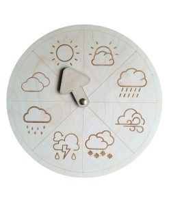 Disque météo en bois - N/A