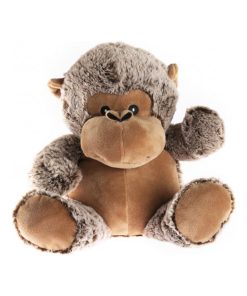 Peluche Bouillotte Singe - Made in France - Marron