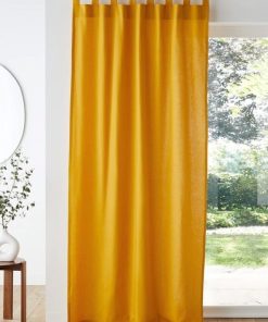 Rideau 135x260 cm Jackson moutarde - Jaune