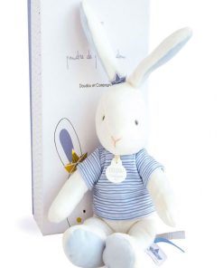 Coffret Peluche Lapin Matelot Poudre De Perlidoudou (25 Cm) - Bleu
