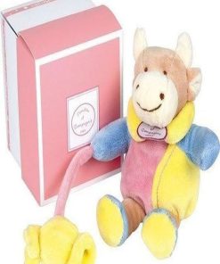 doudou Doudou et compagnie Vache Rose DC2573 Surprise Activite - Rose
