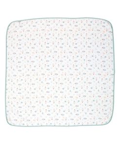 Sterntaler Couverture en mousseline pour bébé - Vert forêt