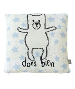 Taie de coussin , OURSON - Ecru