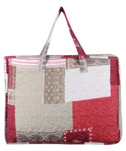 Boutis 220x240 avec 2 taies et sac Arkansas rouge - Rouge