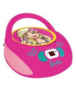 Lecteur Cd Portable Avec Prise Micro Barbie - N/A