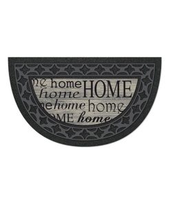 Tapis demi lune Mezzaluna home - Gris