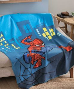 Plaid 'Spider-Man' - bleu/rouge