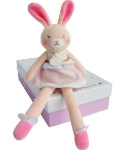 doudou Doudou et compagnie Lapin Rose DC3395 Fais un Vœu Pantin - Rose