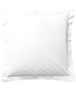 Taie d'oreiller unie - blanc