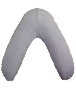 Eveil Et Nature Coussin De Maternité Coton Bio Déhoussable - Bleu foncé