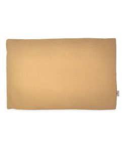 Taie d'oreiller en gaze de coton, Jeanne - Marron noisette