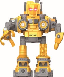 Robotruck, 5 En 1 Kit Robot Avec Effets Lumineux Et Sonores - N/A