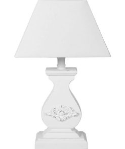 Lampe charme Relief blanc - Blanc