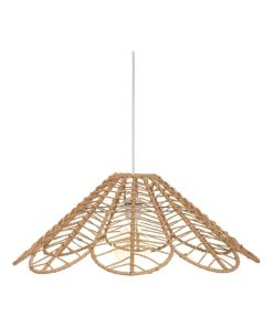 Suspension corde Folk naturel D58 - Beige