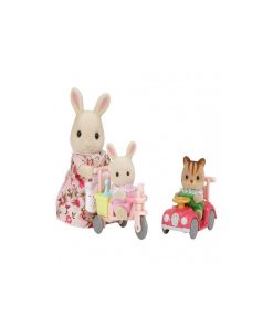 5040 'sylvanian Families' Trycicle Et Mini Voiture Bebe - N/A