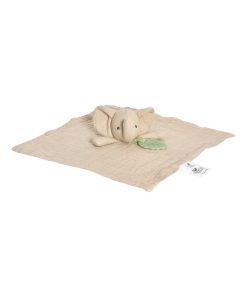 Doudou De Dentition En Coton Bio Eléphant - Beige