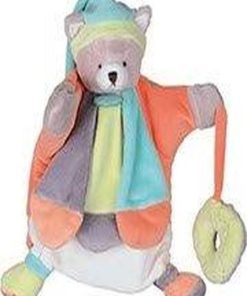doudou Doudou et compagnie Chat Vert peche menthe DC2385 Les Collector Marionnette - Vert