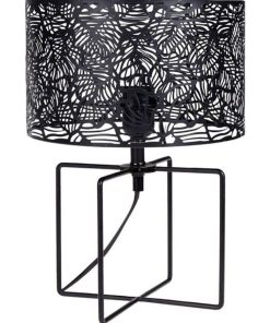 Lampe métal ajouré Calathéa noir - Noir