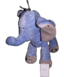 Doudou Nicotoy Elephant Bleu gris  Pantin - Bleu