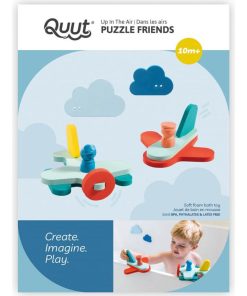 Puzzle de bain en mousse friends Dans les airs (11 blocs) - Bleu