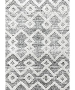 Tapis salon 200x290 PISTIOUL RELIEF Gris OEKO TEX idéal pour Salon - Gris