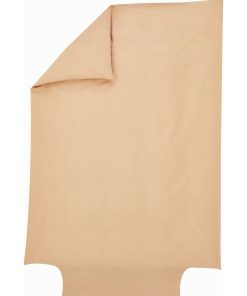 Housse de couette Coton Bio 57 fils - 'P'tit Basile' - Beige argile