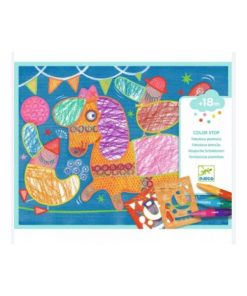 Coloriage pour les petits - funambule et balles - N/A