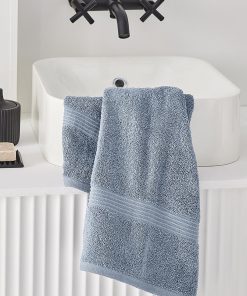 Serviette de bain 50 x 90 cm - bleu clair