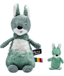 Peluche Les Ptipotos Kangourou vert (33 cm) - Vert d'eau