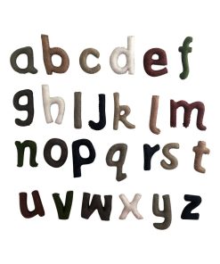 Alphabet en laine feutrée - les minuscules - N/A
