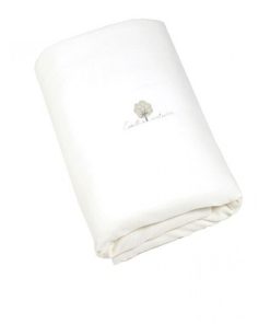 Eveil Et Nature Edredon Velours Coton Bio - Ecru