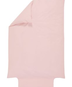 Housse de couette Coton Bio 57 fils - 'P'tit Basile' - Rose clair