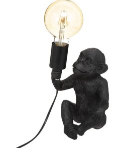 Lampe Singe noir H24.5 - Noir