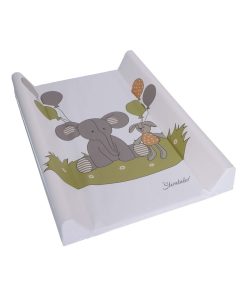 Sterntaler Matelas à langer imprimé Eddy+Happy - Ecru