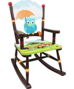 Chaise à bascule en bois pour décor chambre enfant bébé mixte Fantasy Fields TD-11738A - Bleu