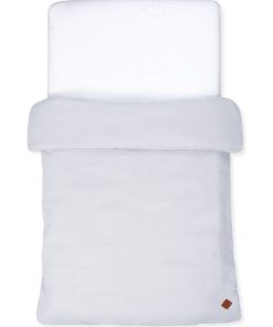 Housse de couette en gaze de coton, Jeanne - Gris