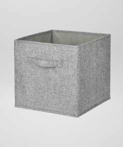 Boite de rangement en tissu - Gris