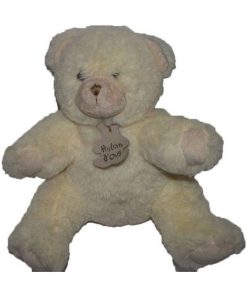 doudou Histoire d'ours Ours Blanc 25cms Pantin - Blanc