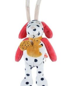 Doudou Noukies Chien Blanc Musical - Amy & Zoe - Blanc