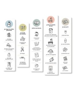 Autocollants repositionnables - Mes Petites Séquences - Ma routine du soir - N/A