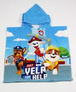 Cape de bain 'Pat Patrouille' - bleu