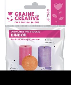 3 colorants solides pour bougies - Hindou - Multicolore