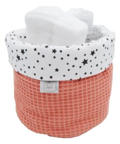 Panier de toilette Céleste 20x18 cm Marsala - Rose